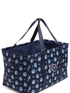 NFL Tennessee Titans Vera Bradley Large Car Tote Bag Paisley New